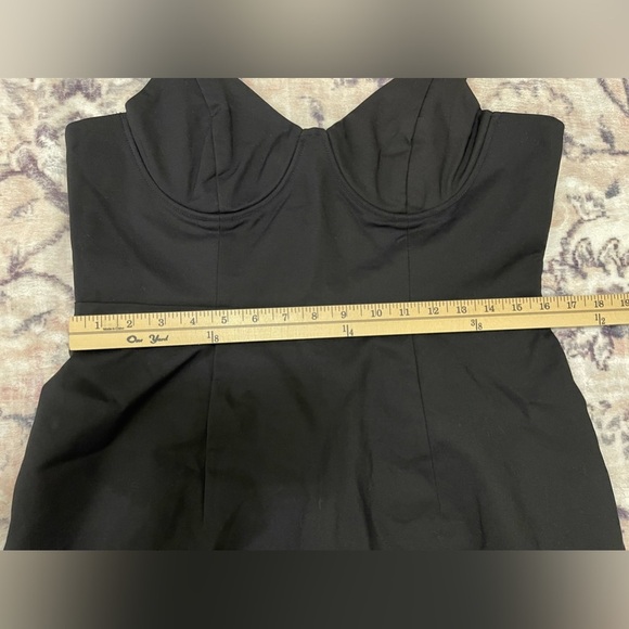 PRINCESS POLLY NOVELLA MINI DRESS BLACK Size 12 - Picture 6 of 9